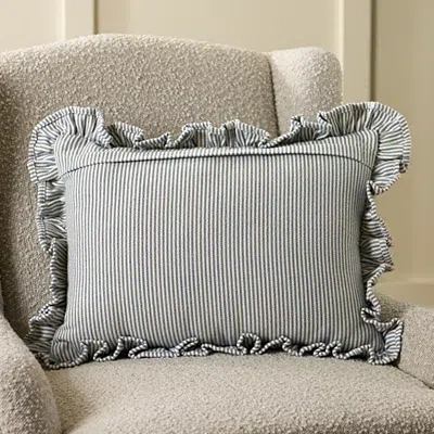 Kirkland's Jane Striped Ruffle Lumbar Pillow In Multi