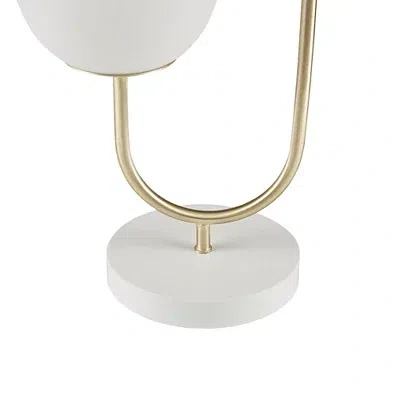 Kirkland's Metal 2-light Zusa Modern Table Lamp In White