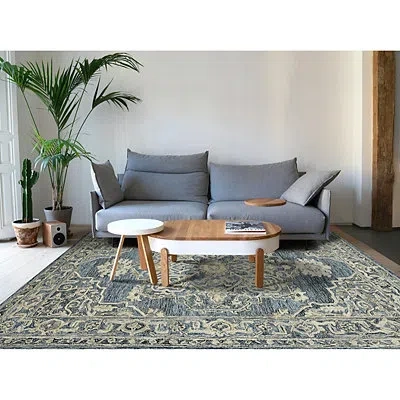 Kirkland's Nucia Denim Blue Hand-tufted Area Rug In Blue