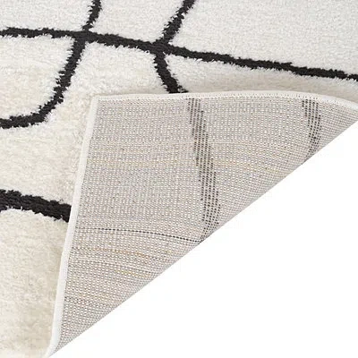 Kirkland's Monotone Geo Area Rug In Multi