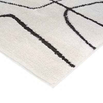 Kirkland's Monotone Geo Area Rug In Multi