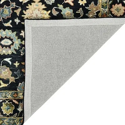 Kirkland's Jackson Black Hand-tufted Area Rug In Multi