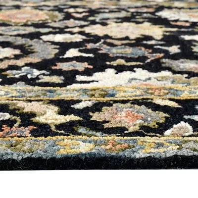 Kirkland's Jackson Black Hand-tufted Area Rug In Multi