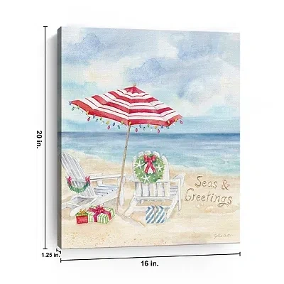 Kirkland's Holiday At The Cape Canvas Art Print In Multi