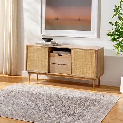 Kirkland's Amelie Black Traditional Washable Area Rug In Multi