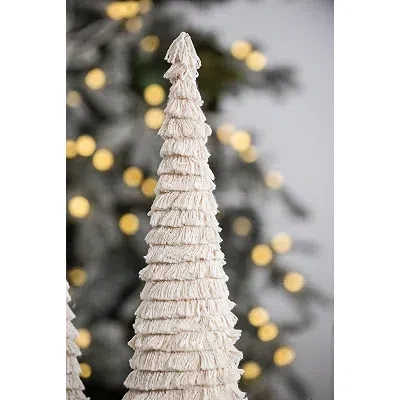 Kirkland's Fringe Embellished Christmas Trees In Multi