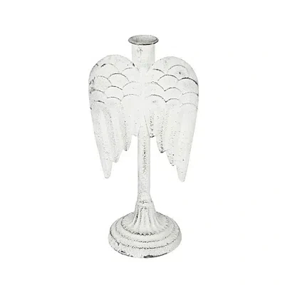 Kirkland's Angel Wing Taper Candle Holders In White
