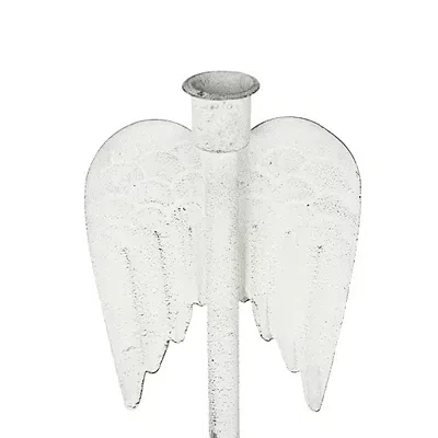 Kirkland's Angel Wing Taper Candle Holders In White