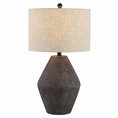 Kirkland's Angled Gourd Ersta Table Lamp In Brown