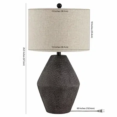 Kirkland's Angled Gourd Ersta Table Lamp In Brown