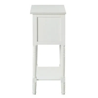 Kirkland's 3-drawer Turned Legs Accent Table In White
