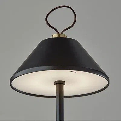 Kirkland's Metal Frosted Light Cordless Table Lamp In Multi