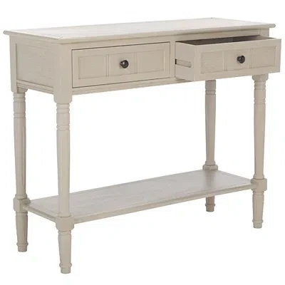 Kirkland's Vintage Gray 2-drawer Samantha Console Table In Gray