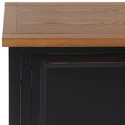 Kirkland's & Oak 4-drawer Charlotte Sideboard In Black