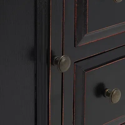 Kirkland's & Oak 4-drawer Charlotte Sideboard In Black