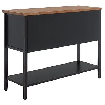 Kirkland's & Oak 4-drawer Charlotte Sideboard In Black