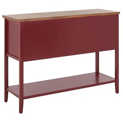 Kirkland's & Oak 4-drawer Charlotte Sideboard In Red