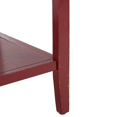 Kirkland's & Oak 4-drawer Charlotte Sideboard In Red