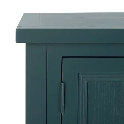 Kirkland's Slate Teal 4-drawer Charlotte Sideboard In Blue