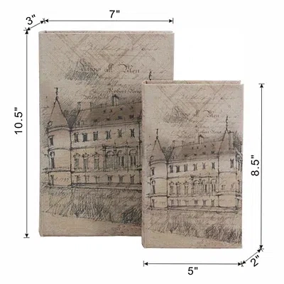 Kirkland's Architectural Sketches Book Boxes In Multi