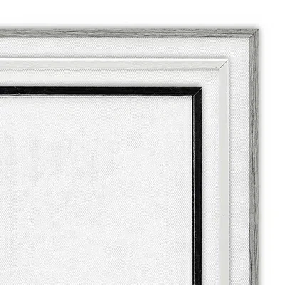 Kirkland's Sheep With Santa Hat Framed Canvas Art Print In Multi