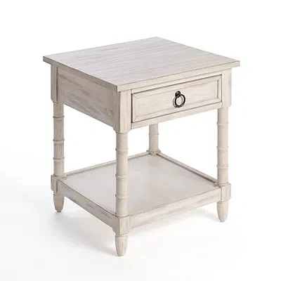 Kirkland's Casey Cream End Table In White