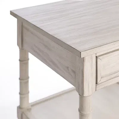Kirkland's Casey Cream End Table In White