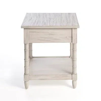 Kirkland's Casey Cream End Table In White