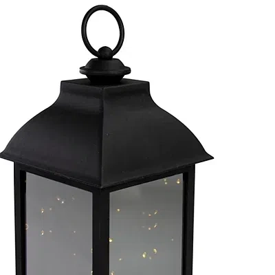 Kirkland's Led Flickering Fairy Lights Lantern In Black