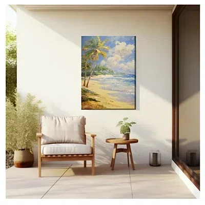 Kirkland's Faraway Island Outdoor Canvas Art Print In Multi