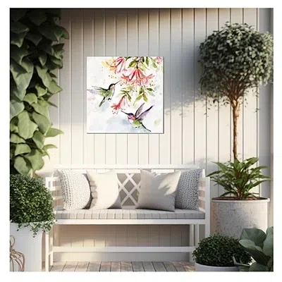 Kirkland's Flit And Flitter Outdoor Canvas Art Print In Multi