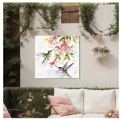 Kirkland's Flit And Flitter Outdoor Canvas Art Print In Multi