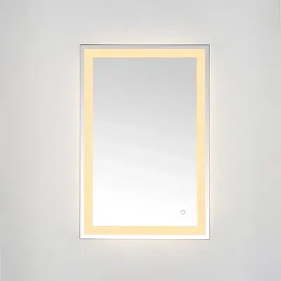 Kirkland's Hyatt Led Rectangular Wall Mirror In Multi