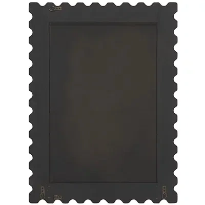 Kirkland's Angular Scalloped Nadia Wall Mirror In Black