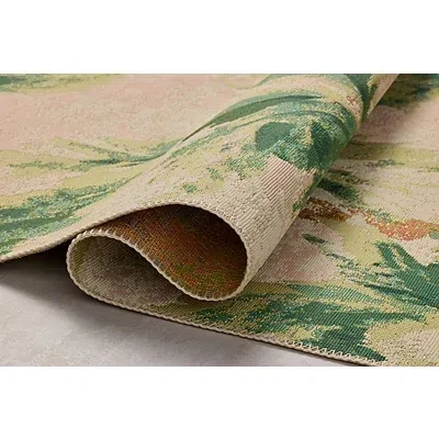 Kirkland's Clay And Green Palm Trees Area Rug In Multi