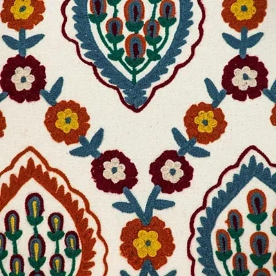 Kirkland's Colorful Embroidered Florina Pillow In Multi