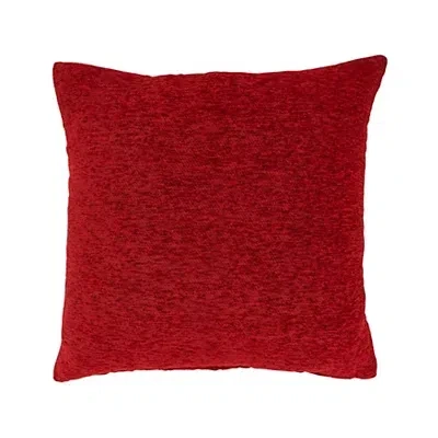 Kirkland's On Red Snowflakes Chenille Pillow In Multi