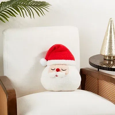 Kirkland's Jolly St. Nick Santa Pillow In Multi