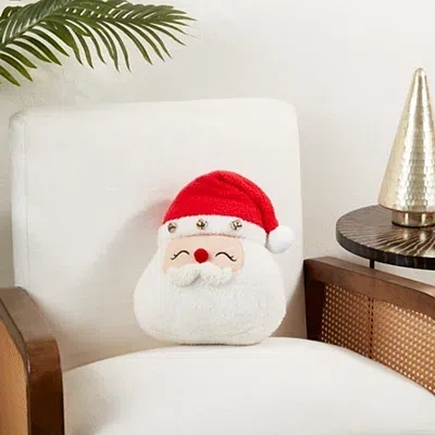 Kirkland's Jolly St. Nick Santa Pillow In Multi