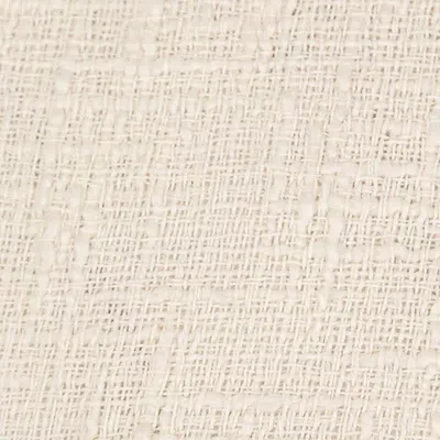 Kirkland's Round White Tassel Pillow In White