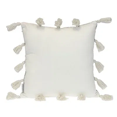 Kirkland's Woven Texture Tassel Pillow In Multi