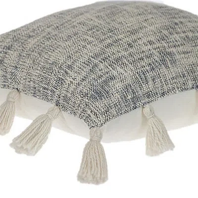 Kirkland's Woven Texture Tassel Pillow In Multi