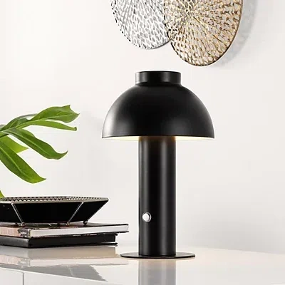 Kirkland's Safavieh Black Led Cordless Table Lamp In Black