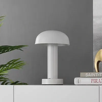 Kirkland's Metal Led Cordless Touch Lamp In White