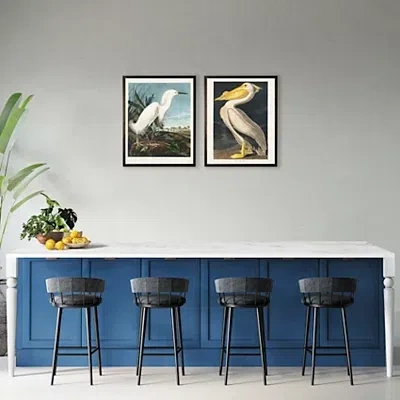 Kirkland's Vintage White Egret Bookplate Framed Art Print In Multi