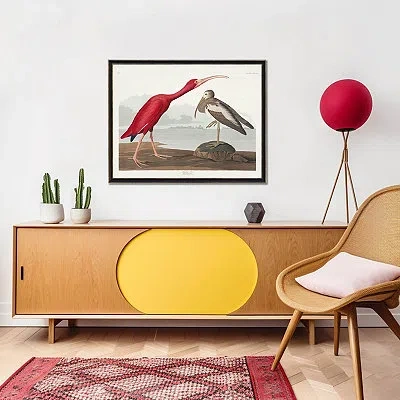 Kirkland's Vintage Waterbird Pair Bookplate Framed Art Print In Multi