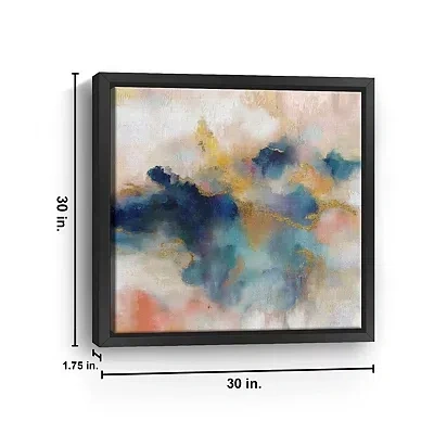 Kirkland's Infinite Echos Framed Canvas Art Print In Multi