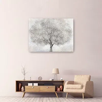Kirkland's Tree Blossoms Canvas Art Print In Gray