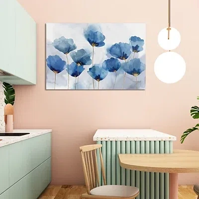 Kirkland's Azure Gathering Canvas Art Print In Blue