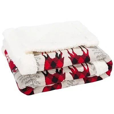 Kirkland's Prancer Nordic Print Throw In Multi